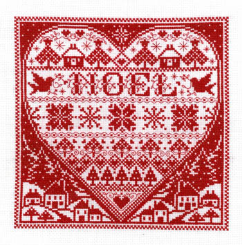 12-3022 Redwork Noel