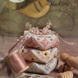 summer biscornu stacker