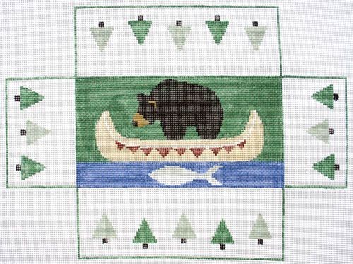 bc101 Bear with Canoe Brick Cover