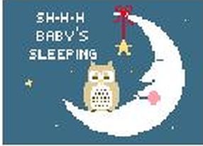 pt205 Owl Baby's Sleeping